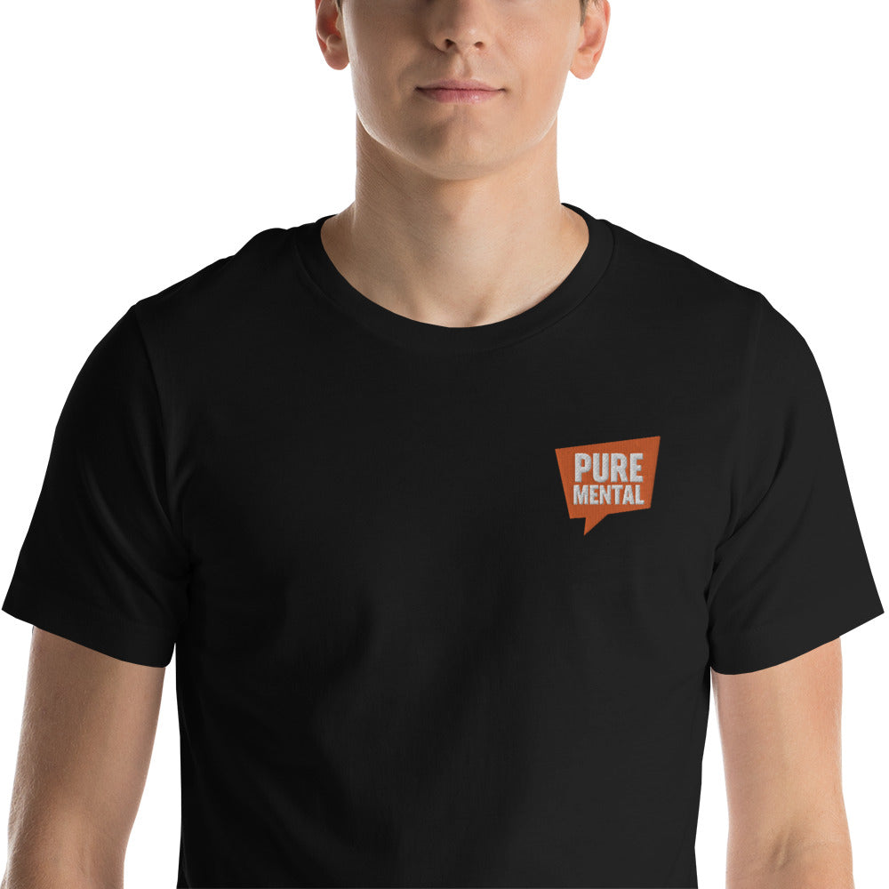Pure Mental Collection | Embroidered T-Shirt