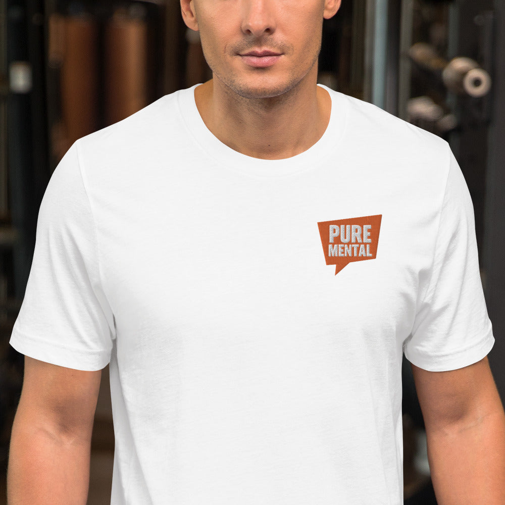 Pure Mental Collection | Embroidered T-Shirt